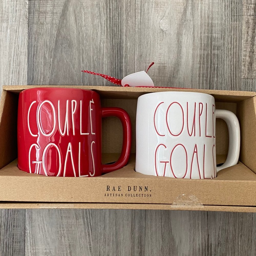 Rae Dunn Valentines Mug Set | Couple Goals